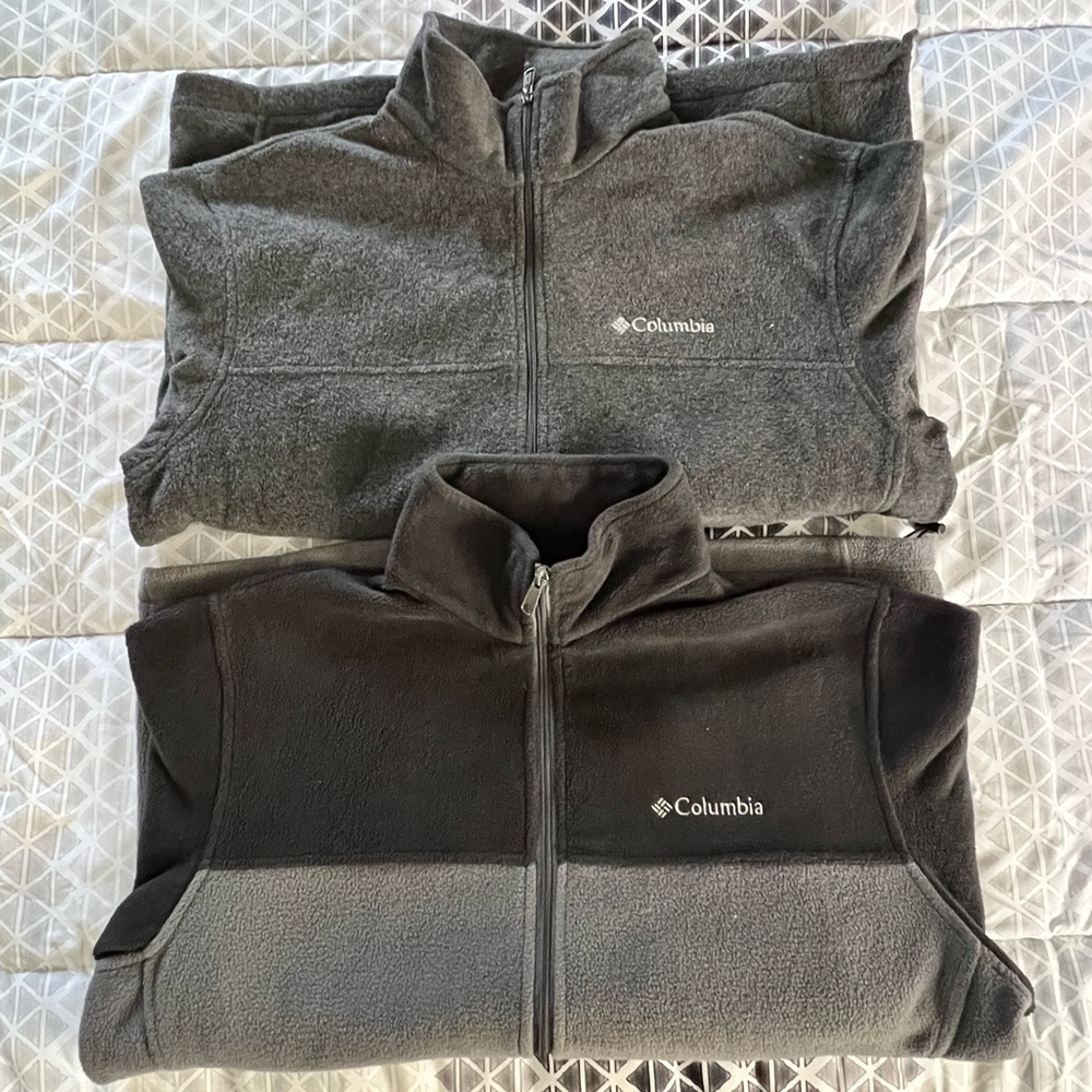 Columbia Men’s Full Zip Fleece Jackets SET